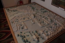 Makieta dawnego Rohatyna w muzeum historii miasta