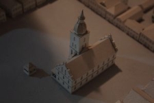 Makieta dawnego Rohatyna w muzeum historii miasta