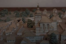 Makieta dawnego Rohatyna w muzeum historii miasta