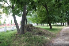 Fundamenty kościoła św. Kajetana w Bereznem