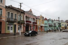 Kamienice przy rynku w Podhajcach