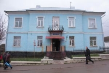 Budynek milicji w Podhajcach