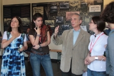 Meeting in Yeshivas Chachmei Lublin with Mr. Roman Litman, a witness of history and the president of the Jewish Community of Lublin