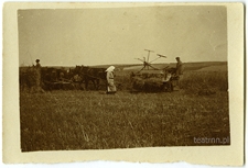 Prace rolne na polu w majątku ziemskim Surh&oacute;w