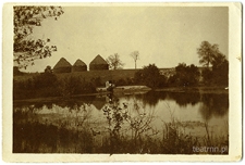 Surh&oacute;w - sadzawka położona przy drodze na Majdan Surhowski