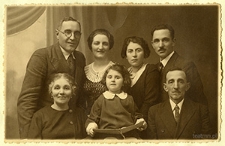Ewa Goldberg z rodziną