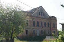 Fasada zachodnia synagogi w Indurze (1885 rok)