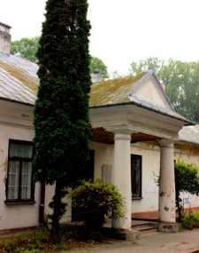 Ganek dworu w Abramowicach