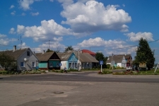 Żydowska zabudowa przy ulicy Sowieckiej w Raduniu