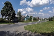 Żydowska zabudowa przy ulicy Sowieckiej w Raduniu