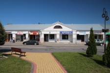 Kramy przy ulicy 3 Maja 12 w Krasnobrodzie, elewacja południowa