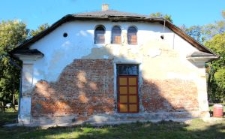 Boczna elewacja dworu w Drzewcach