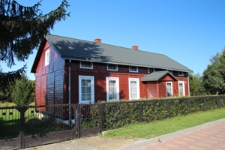 Dom drewniany przy ulicy Partyzantów 18 w Krasnobrodzie