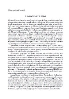 Z Gardzienic w świat