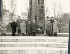 Uroczystość przy pomniku Zagłady Żydów z Lublina