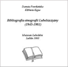 Bibliografia etnografii Lubelszczyzny (1945-1981)