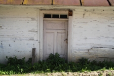 Stolarka drzwiowa domu drewnianego przy ulicy 3 Maja 59 w Tyszowcach