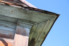 Okap domu drewnianego przy ulicy Małej 2 w Tyszowcach