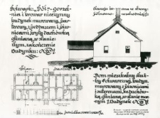 Rysunek gorzelni i browaru oraz domu mieszkalnego służby folwarcznej w Soli