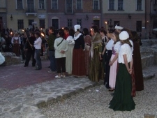 Uczestnicy Pożaru Lublina 2009 na Placu po Farze