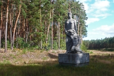 Stasino (nature reserve near Stolin) - mass grave at an execution site of the Jewish population of Stolin