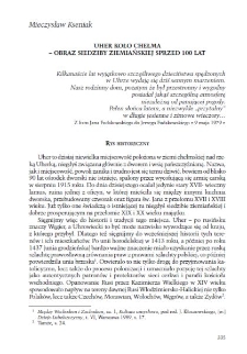 Uher koło Chełma - obraz siedziby ziemiańskiej sprzed 100 lat