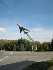 Dubno, samolot-pomnik