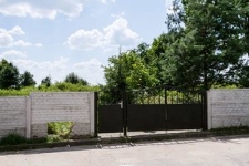 Entrance to the Jewish cemetery in Ashmyany