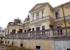 Fragment elewacji pałacu Kleniewskich w Kluczkowicach