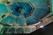Wnętrze synagogi w Oszmianie (XIX wiek)