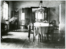 Pokój stołowy we dworze w Moniakach