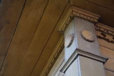 Detal snycerski domu przy ulicy Czarnieckiego 14 w Tyszowcach