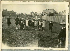Na boisku przed Szkołą Podstawową nr 10 w Lublinie