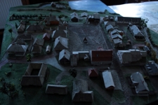 Makieta sektora &bdquo;Miasteczko&rdquo; w Muzeum Wsi Lubelskiej