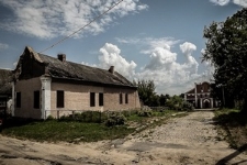 Entrance gate to the ghetto in Ostryna