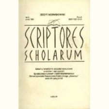 Scriptores Scholarum : szkolny kwartalnik popularnonaukowy uczni&oacute;w i nauczycieli Społecznego Liceum Og&oacute;lnokształcącego i Stowarzyszenia Harcerstwa Katolickiego "Zawisza" oraz ich przyjaci&oacute;ł, R. 2 nr 2, zima 1994