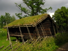 Dom z Håbergsland w Haegebostad, Norsk Folkemuseum