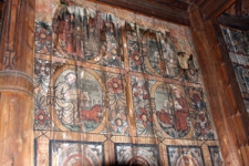 Czterej ewangeliści - polichromia z kościoła w Gol w Hallingdal, Norsk Folkemuseum