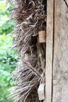 Struktura ściany budowli konstrukcji ramowej, Norsk Folkemuseum