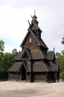 Kościół klepkowy z Gol w Hallingdal, Norsk Folkemuseum