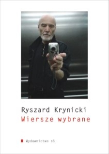Okładka wyboru wierszy Ryszarda Krynickiego "Wiersze wybrane" (2009)