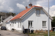 Larvik, architektura drewniana