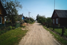 Ulica Leningradzka w Indurze, teren dawnego getta