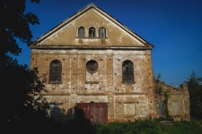 Eastern facade of the synagogue in Indura (1885)