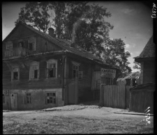 Pinsk, wooden houses, tailor's workshop