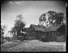 Pińsk, ulica i drewniane domy