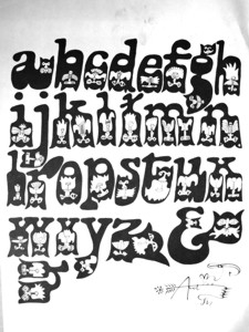 Alfabet Ot-Kot, małe litery