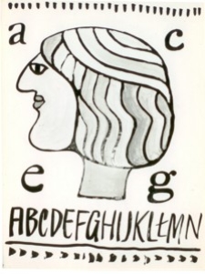 Grafika z alfabetem