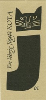 Ex Libris J&oacute;zefa Kota