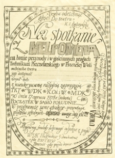 Kaligrafia, Spotkanie z Melpomeną